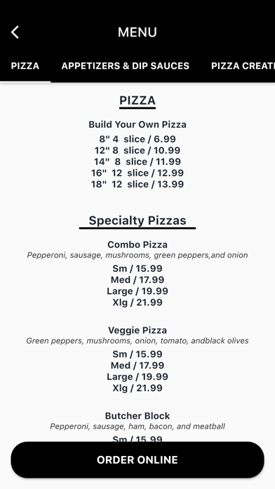 PC'S Pizza Screenshot