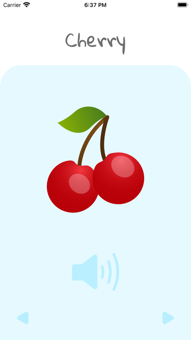 Fruits Learning For Kids Screenshot