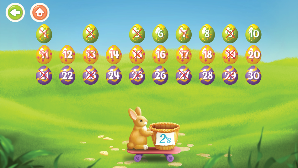 #1. Bunny Skip Count (iOS) 来自: Peak Rainbow