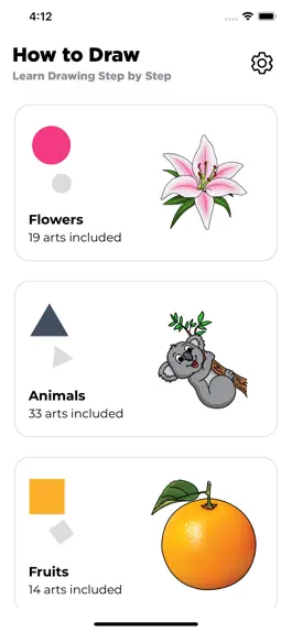 Game screenshot Draw it - flower,fruit,animal mod apk