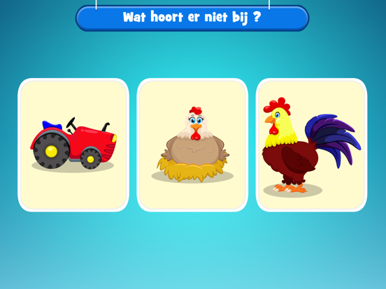 Taal en woordenschat boerderij iPad app afbeelding 6