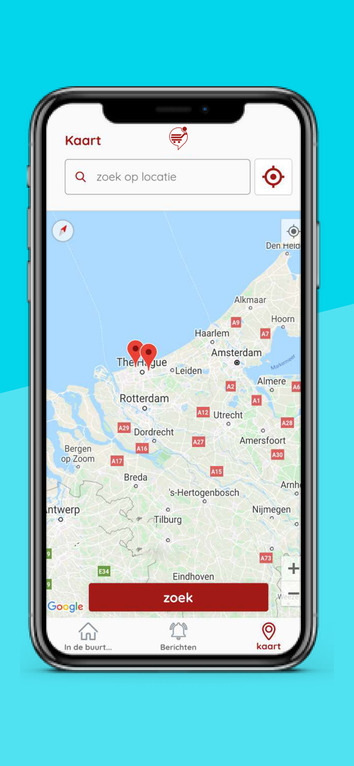 de Winkelapp-bestelapp