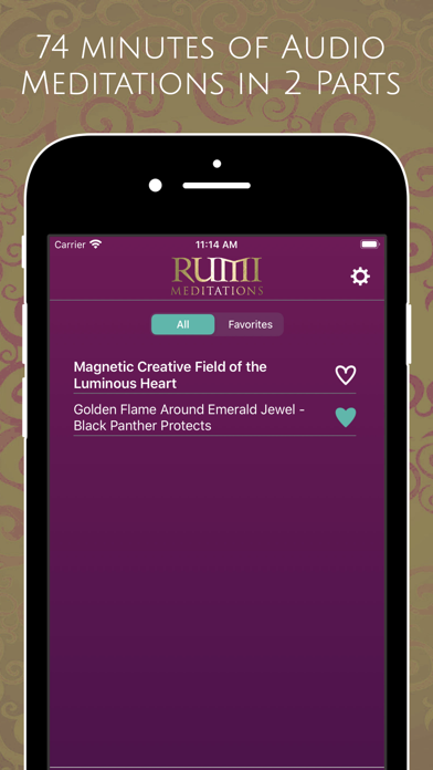 Rumi Meditations Screenshot