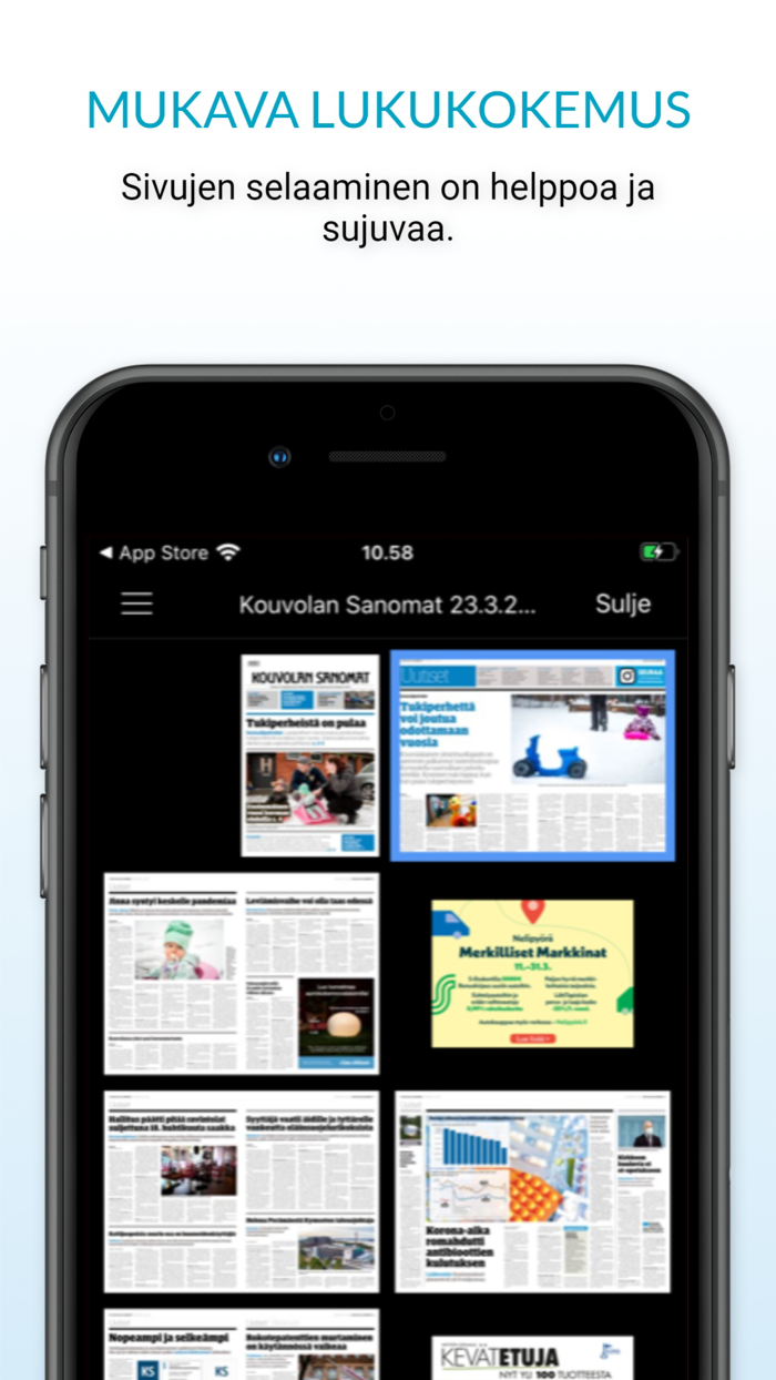 Kouvolan Sanomat päivän lehti