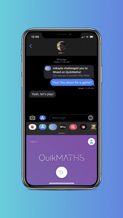 QuikMaths - IM Edition Screenshot