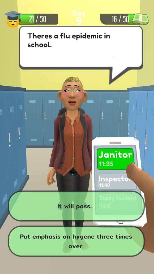 #7. Be a School Principal (iOS) 由: omer cetin