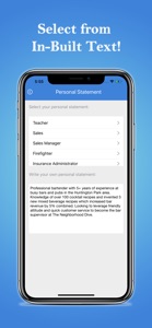 Quick Resume Builder–CV Maker screenshot #4 for iPhone