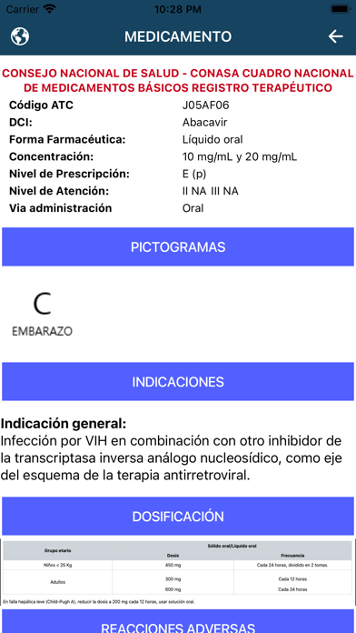 CONASA CNMB Ecuador Screenshot