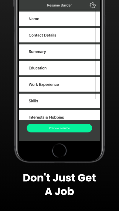 Screenshot #1 pour Resume Builder - Resume Maker