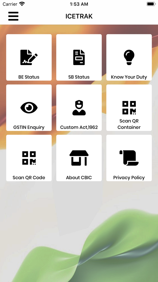 #1. ICETRAK (iOS) 由: Central Board of Indirect Taxes and Customs