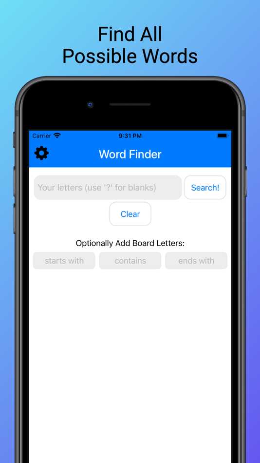 Word Cheats (for Scrabble) - 2.2 - (iOS)