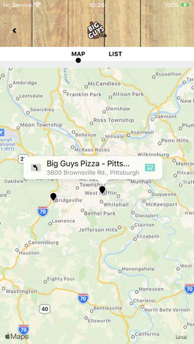 Big Guys Pizza Screenshot