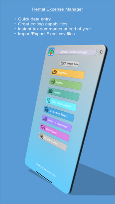Rental Expense Manager Screenshot