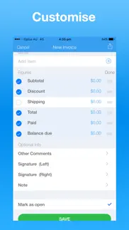 invoice maker pro. iphone screenshot 3