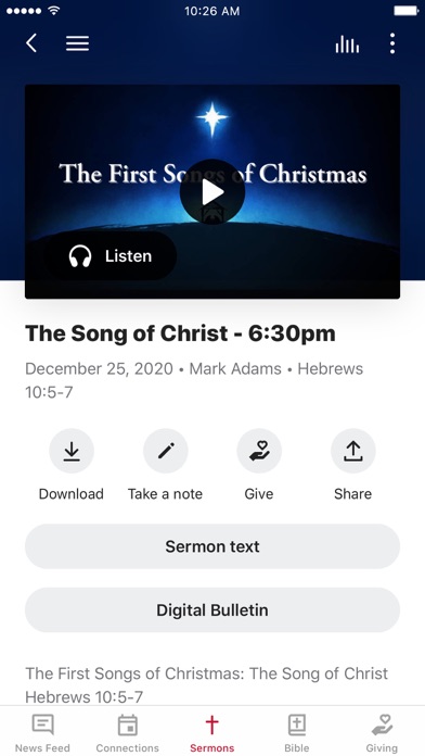 Redland Baptist Church Screenshot