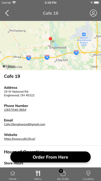 Cafe 19 Screenshot