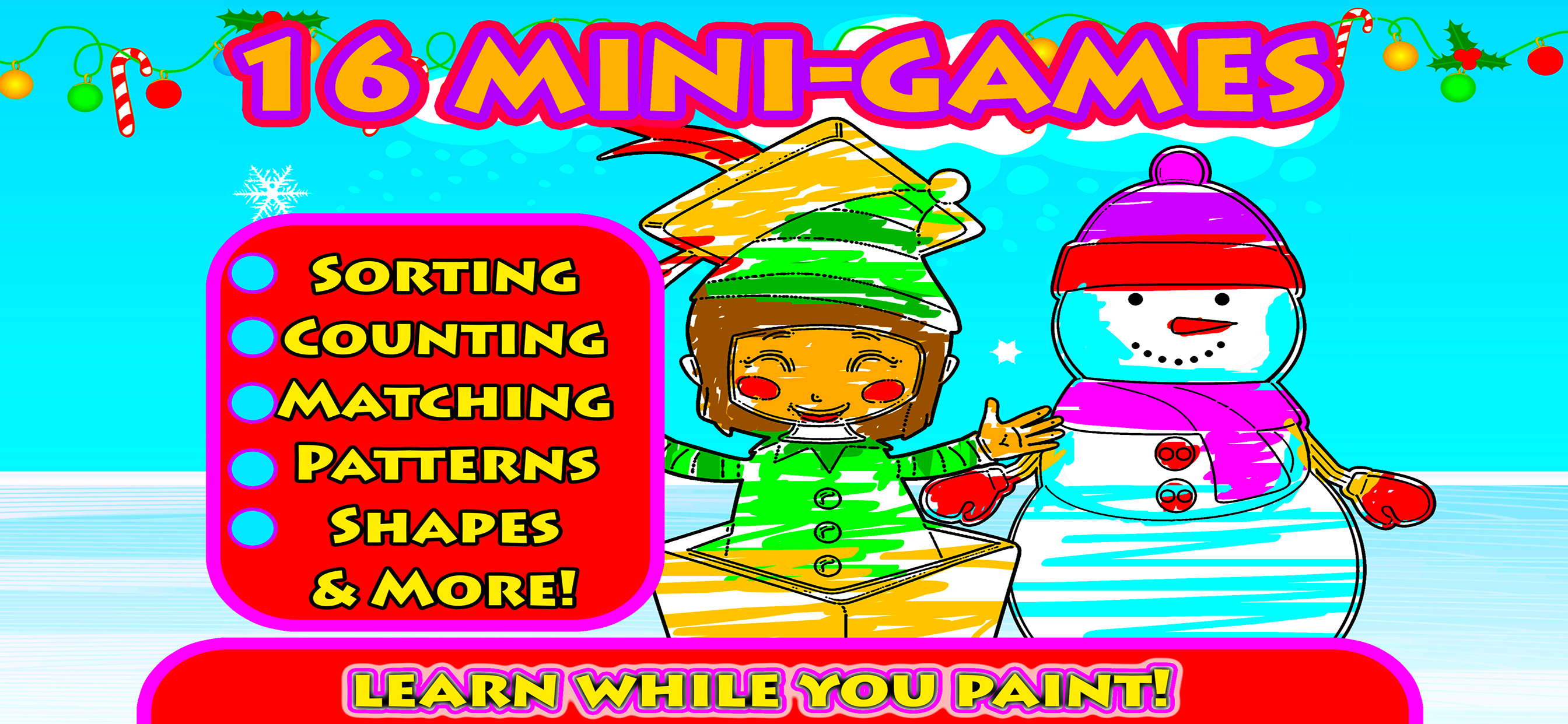 Xmas Coloring for boys & girls screenshot 6