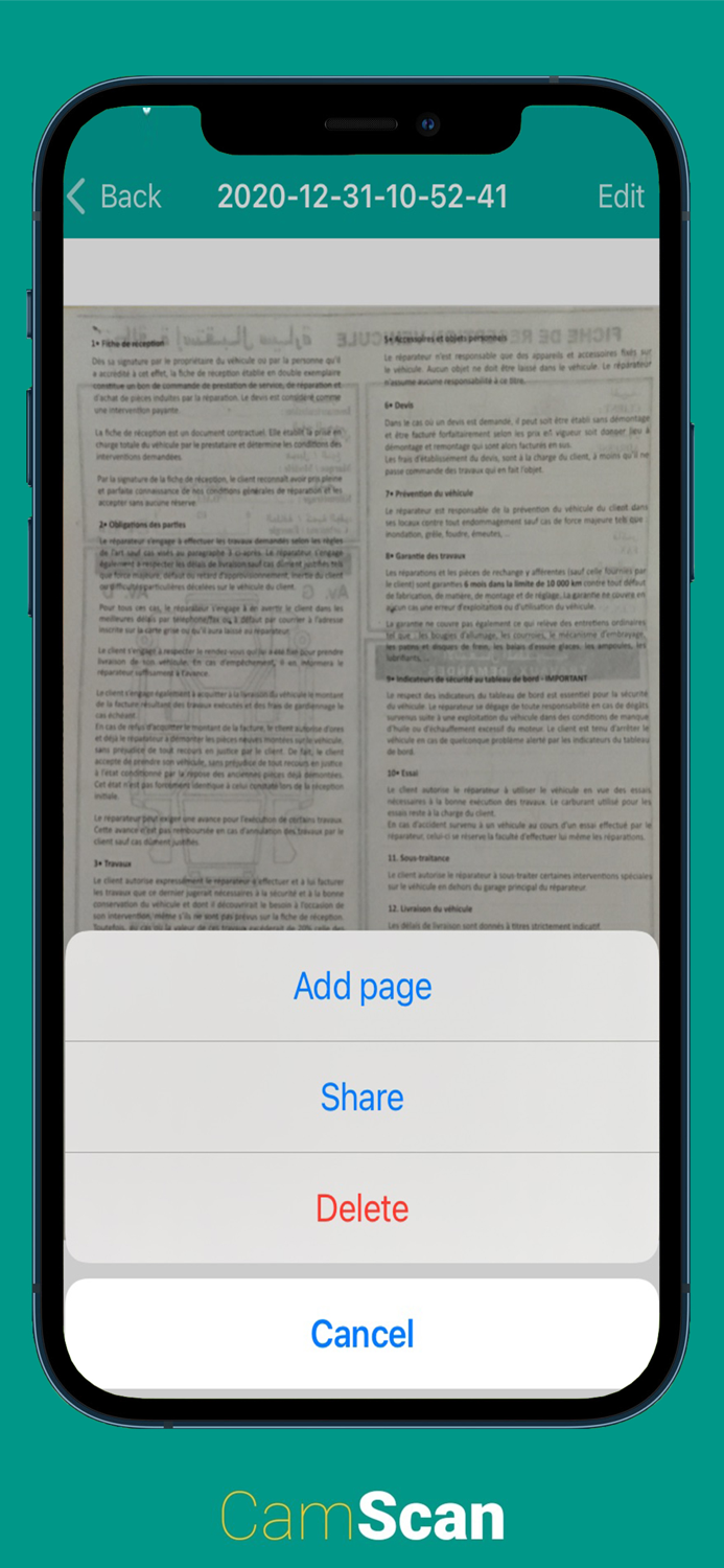 CamScan - Document scanner