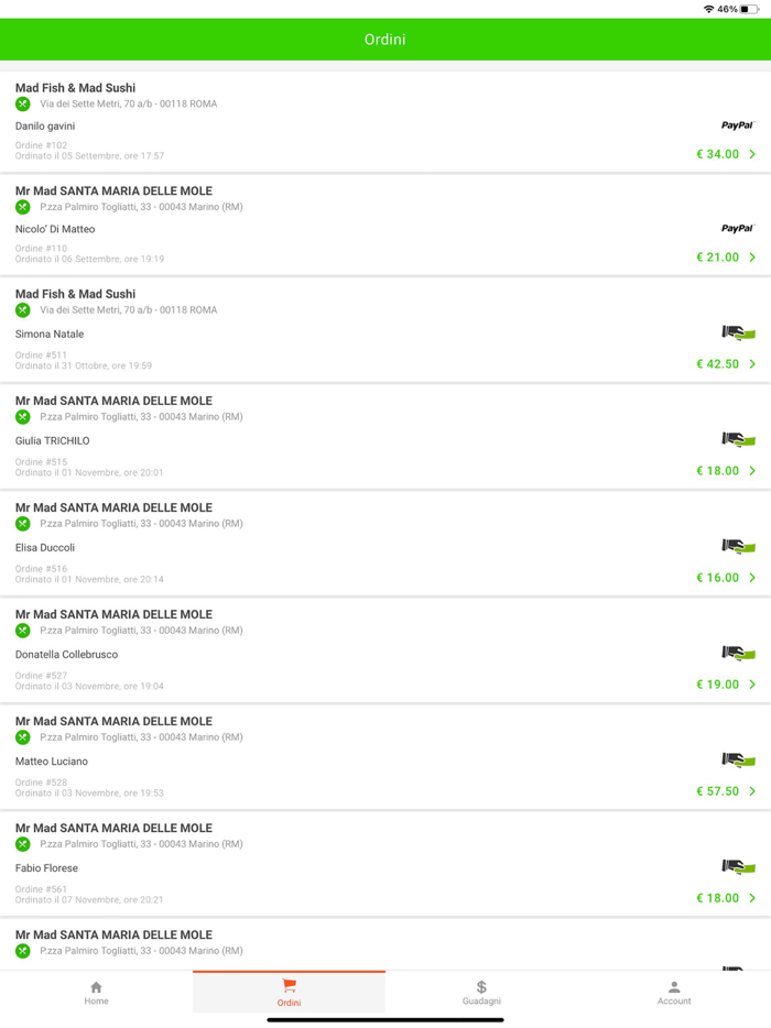 Ristoranti Mad Delivery