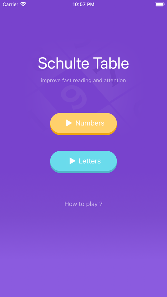 #3. Schulte Table - Brain Training (iOS) 由: 威 蒋