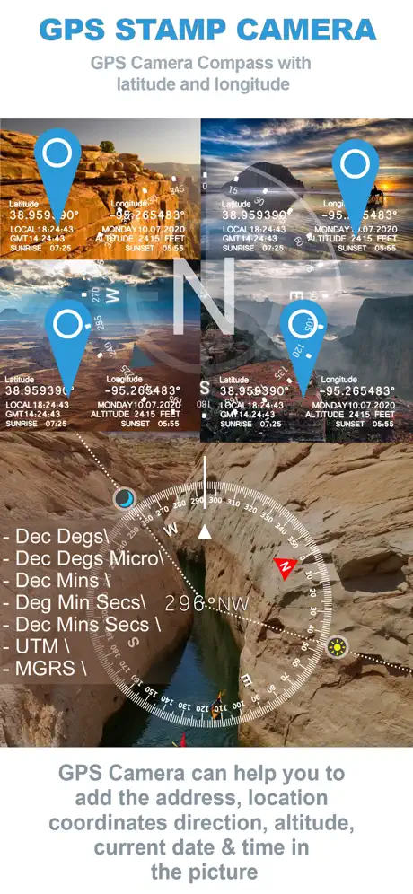 GPS Photo Stamp Camera GPS照片印章相机应用截图