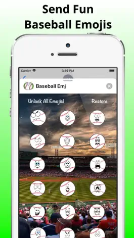 Game screenshot Home Run Baseball Emojis mod apk