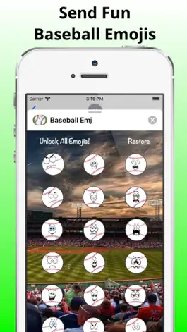 Game screenshot Home Run Baseball Emojis mod apk