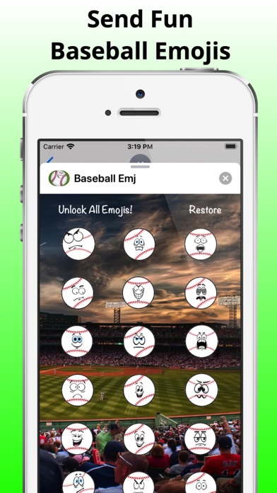 Home Run Baseball MLB Emojis Screenshot