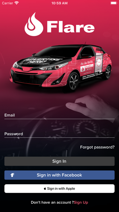 FlareAd Car - ติด ขับ รับเงิน Screenshot