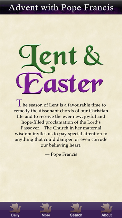 Lent-Easter with Pope Francis Screenshot
