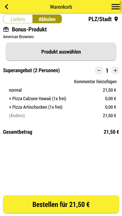 Pizzeria Tre Stelle Screenshot