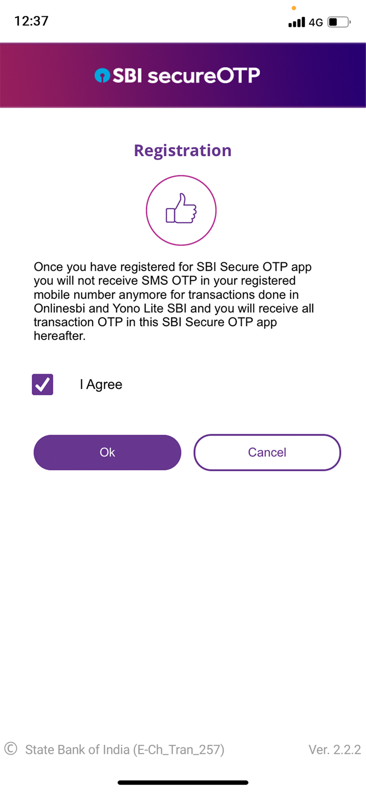 SBI Secure OTP screenshot 4