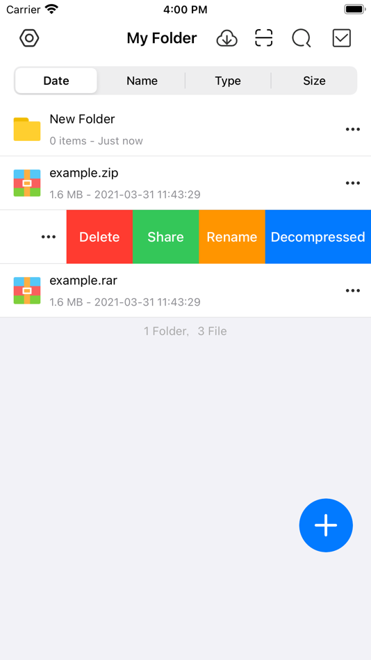 #1. Unzip zip rar 7z format (iOS) 由: 贤 邹