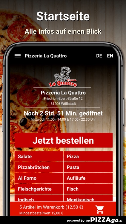 Pizzeria La Quattro Wöllstadt