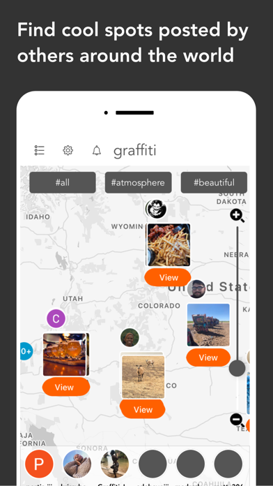 Graffiti Maps-Places Traveled Screenshot