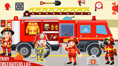Pretend Play Fire Station Game Screenshot
