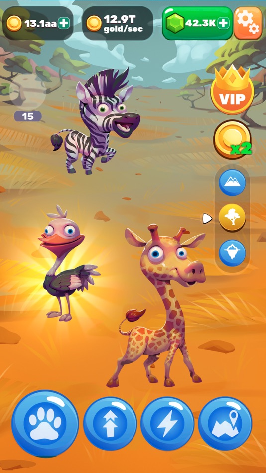 #5. Zoopolis: Evolution Clicker (iOS) 由: Azur Interactive Games Limited