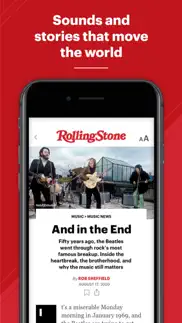 rolling stone magazine iphone screenshot 1