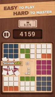 woody grid: block puzzle game iphone screenshot 2