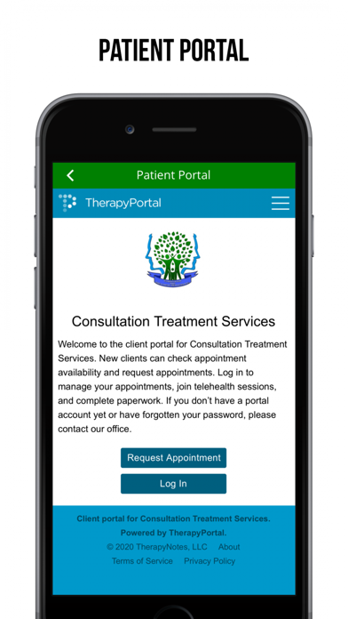 Consultation Treatment Service Screenshot