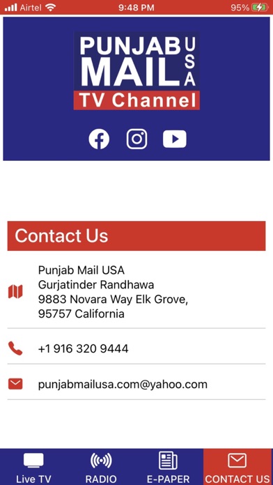 Punjab Mail USA Screenshot