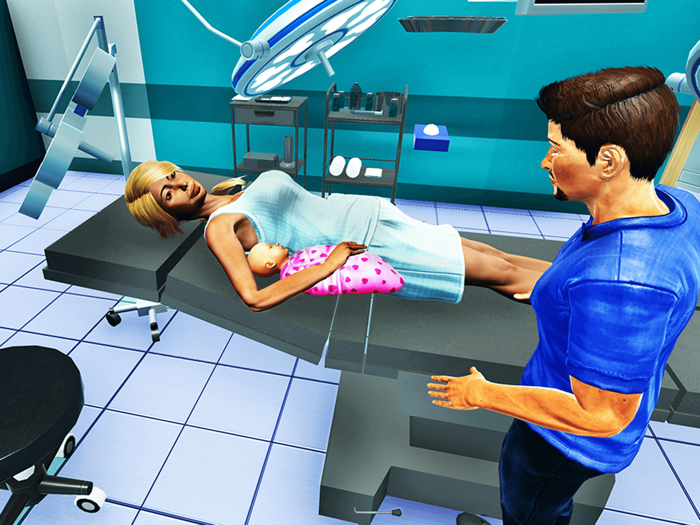 Pregnant Mom Baby Care Games