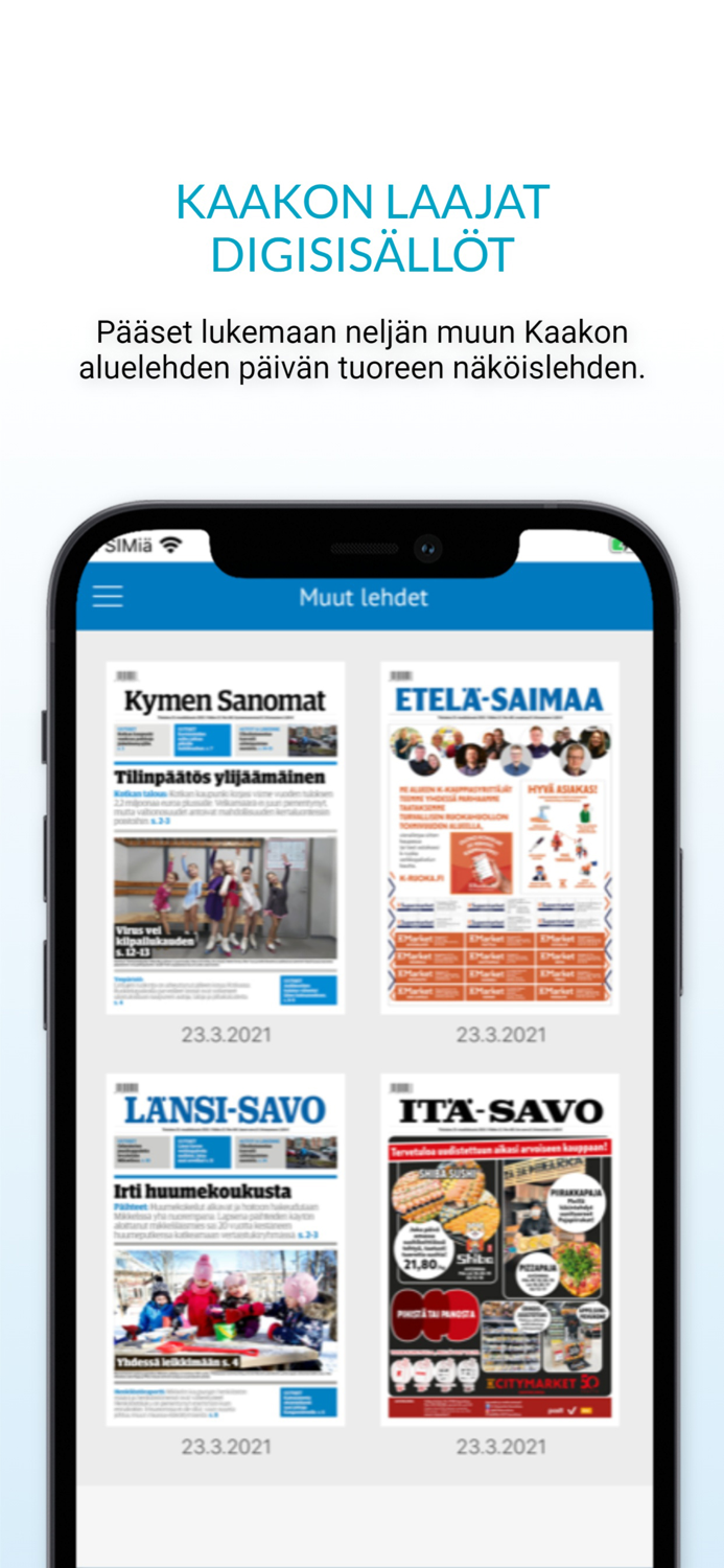 Kouvolan Sanomat päivän lehti