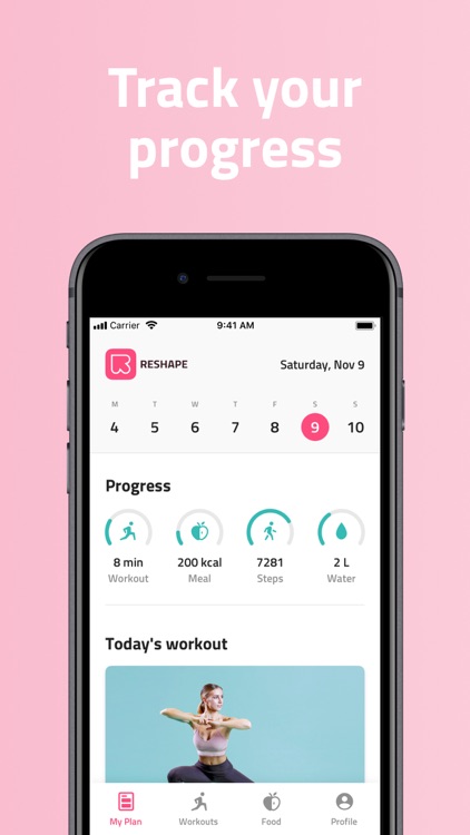 ReshapeMe - Workouts & Meals screenshot-3