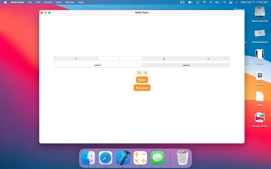 #5. MathFlash Fun Desktop Edition (macOS) 게시자: Nehal Dantwala