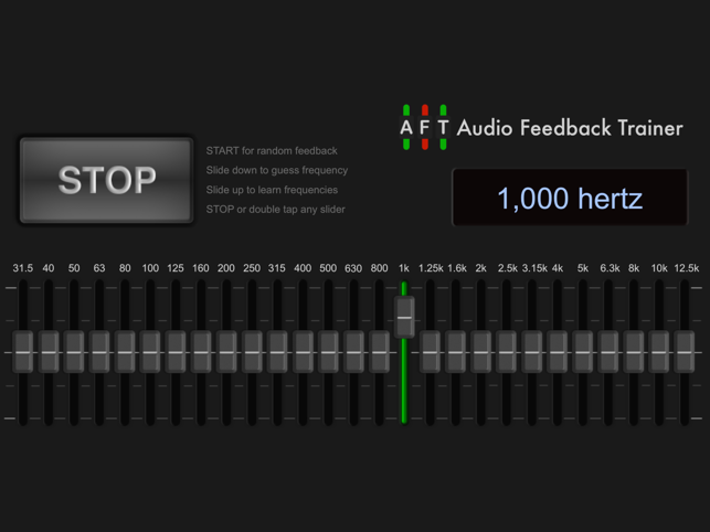 ‎Audio Feedback Trainer Screenshot