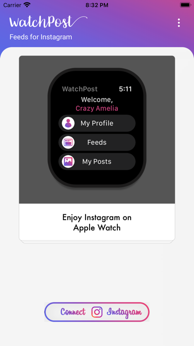 WatchPost for Instagram Feeds Screenshot