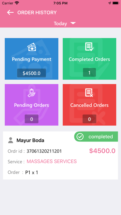 Fox Massage Provider Screenshot