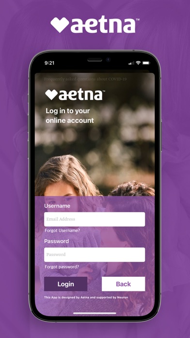 Aetna UAE Screenshot