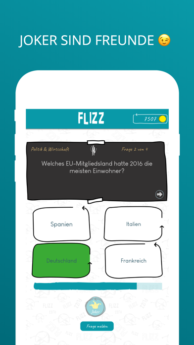 FLIZZ Quiz Screenshot